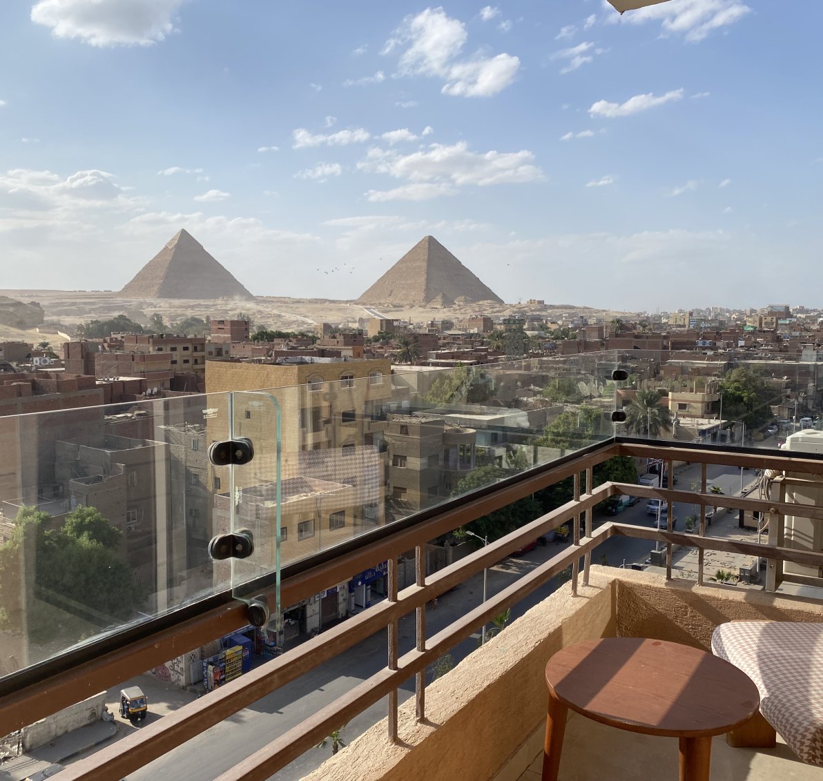 Royal Pyramid open View Room with Balcony - overlooking the Pyramids
